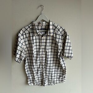 Patagonia Black and White Plaid Casual Shirt